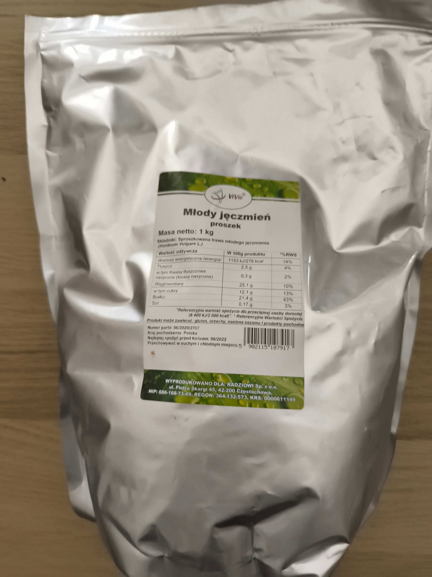 Hierba de cebada - 1kg - Supercbd