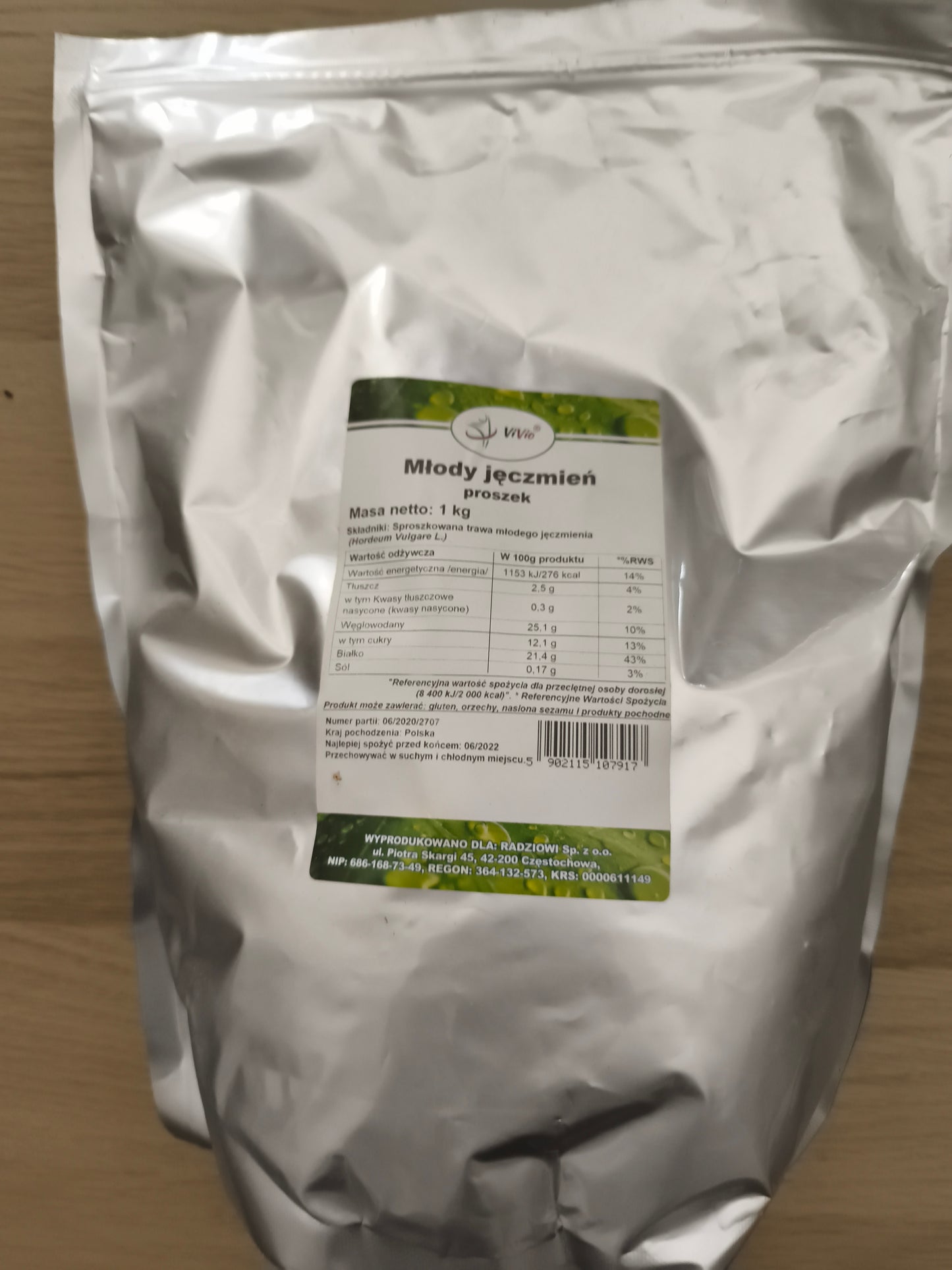 Hierba de cebada - 1kg - Supercbd
