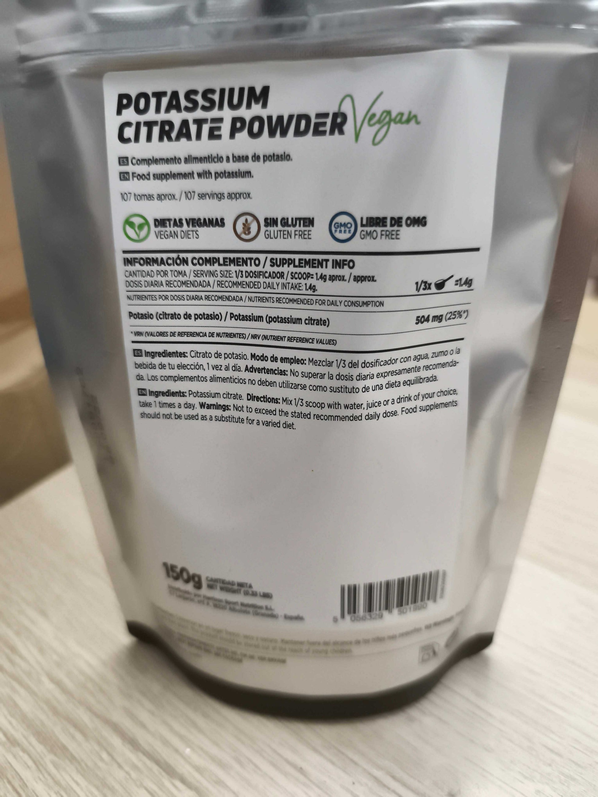 Citrato de Potasio - 150 gr - Supercbd