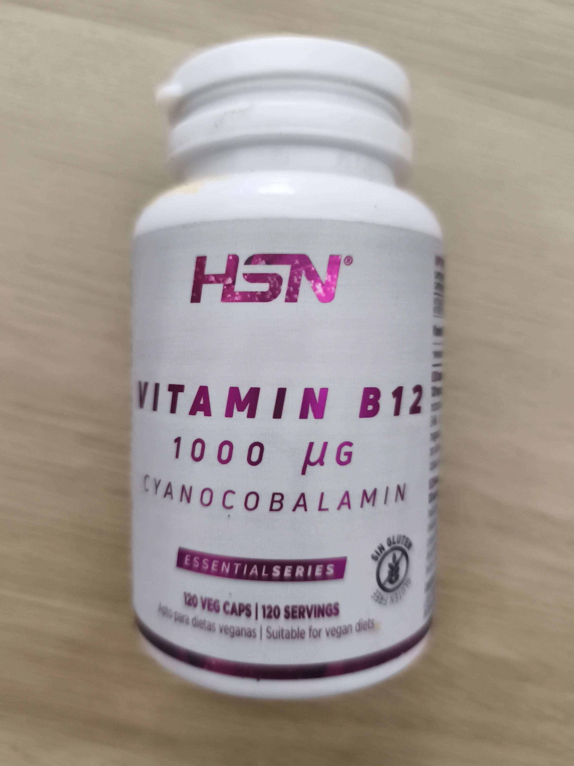 Vitamina b12 - 1000ug - 120 caps - Supercbd