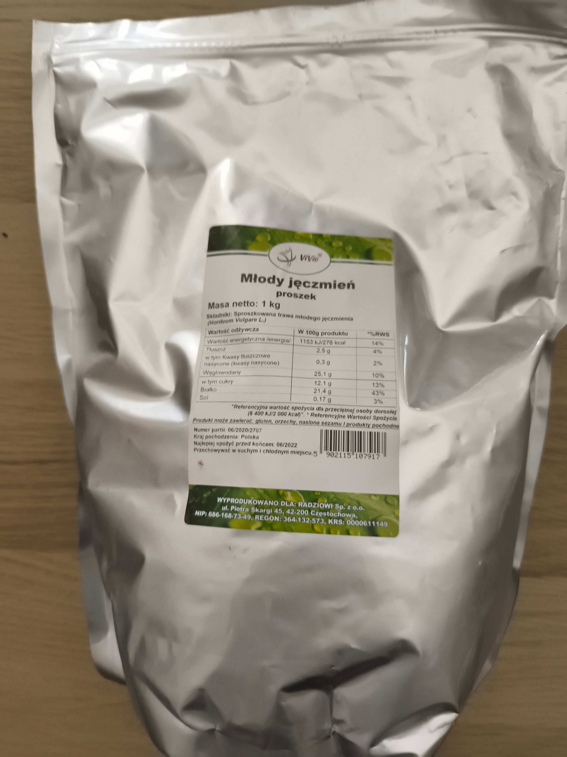 Hierba de cebada - 1kg - Supercbd